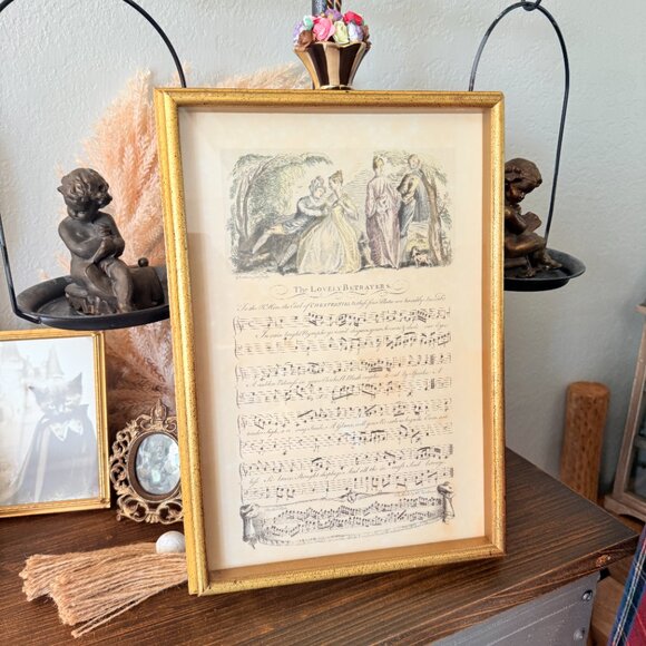Vintage Framed Music Print - Picture 10 of 14